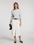 SLFESSENTIAL LS BOXY TEE NOOS light grey melange