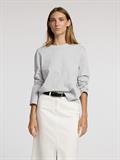 SLFESSENTIAL LS BOXY TEE NOOS light grey melange