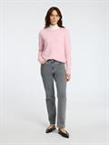 SLFLULU LS KNIT O-NECK NOOS bleached mauve