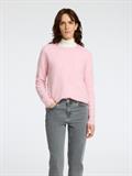 SLFLULU LS KNIT O-NECK NOOS bleached mauve
