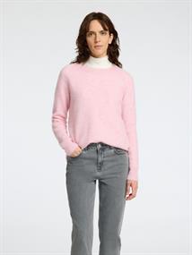 SLFLULU LS KNIT O-NECK NOOS bleached mauve