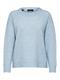 SLFLULU LS KNIT O-NECK NOOS cashmere blue