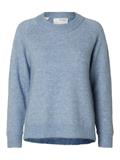 SLFLULU LS KNIT O-NECK NOOS endless sky