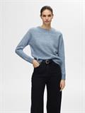 SLFLULU LS KNIT O-NECK NOOS endless sky