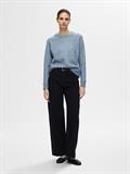 SLFLULU LS KNIT O-NECK NOOS endless sky