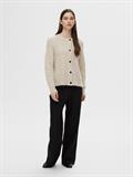 SLFLULU LS KNIT SHORT CARDIGAN B NOOS birch