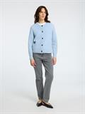 SLFLULU LS KNIT SHORT CARDIGAN B NOOS cashmere blue