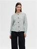 SLFLULU LS KNIT SHORT CARDIGAN B NOOS light grey melange