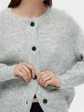 SLFLULU LS KNIT SHORT CARDIGAN B NOOS light grey melange