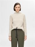SLFSELMA LS KNIT PULLOVER NOOS birch