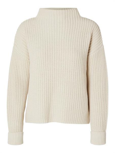 SLFSELMA LS KNIT PULLOVER NOOS birch