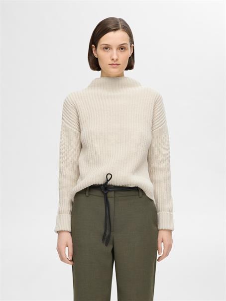 SLFSELMA LS KNIT PULLOVER NOOS birch