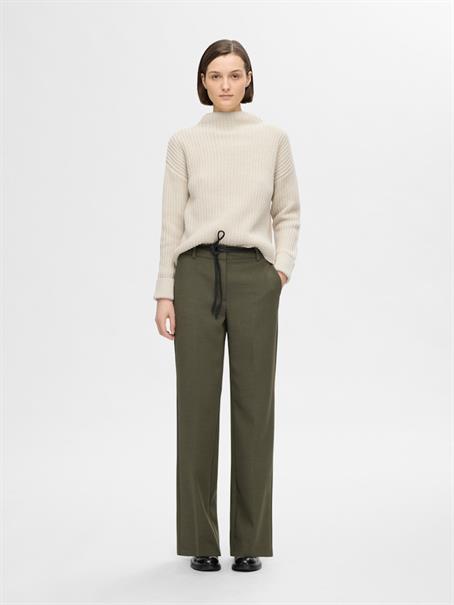 SLFSELMA LS KNIT PULLOVER NOOS birch