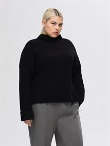 SLFSELMA LS KNIT PULLOVER NOOS black