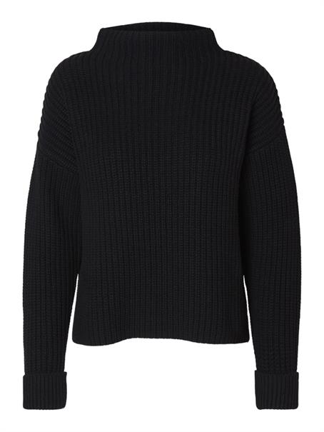 SLFSELMA LS KNIT PULLOVER NOOS black