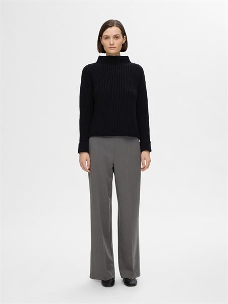 SLFSELMA LS KNIT PULLOVER NOOS black