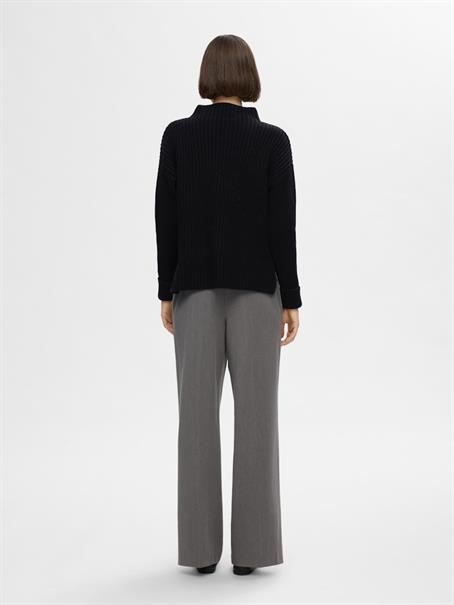 SLFSELMA LS KNIT PULLOVER NOOS black