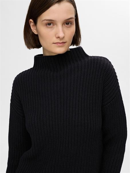 SLFSELMA LS KNIT PULLOVER NOOS black