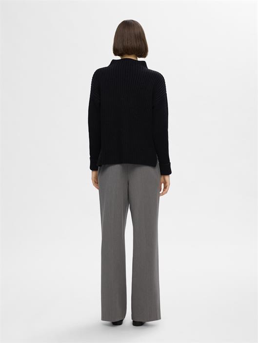 slfselma-ls-knit-pullover-noos-black