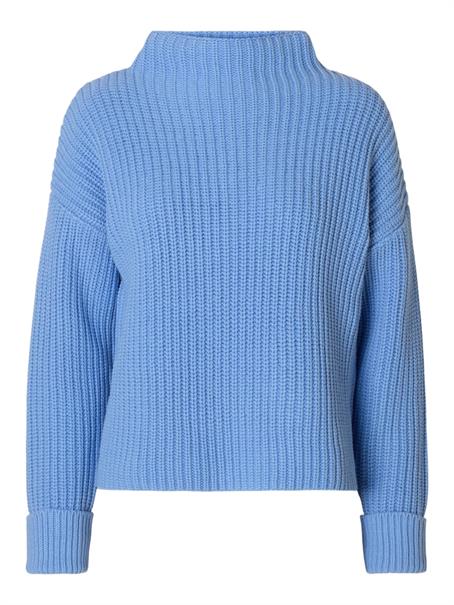 SLFSELMA LS KNIT PULLOVER NOOS cornflower blue