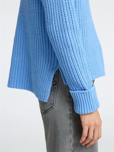 SLFSELMA LS KNIT PULLOVER NOOS cornflower blue