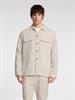SLH-LEROY LINEN BLEND OVERSHIRT LS NOOS pure cashmere