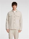 SLH-LEROY LINEN BLEND OVERSHIRT LS NOOS pure cashmere