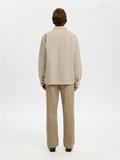 SLH-LEROY LINEN BLEND OVERSHIRT LS NOOS pure cashmere