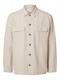 SLH-LEROY LINEN BLEND OVERSHIRT LS NOOS pure cashmere
