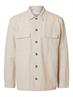 SLH-LEROY LINEN BLEND OVERSHIRT LS NOOS pure cashmere