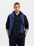 SLH-LEROY LINEN BLEND OVERSHIRT LS NOOS sky captain