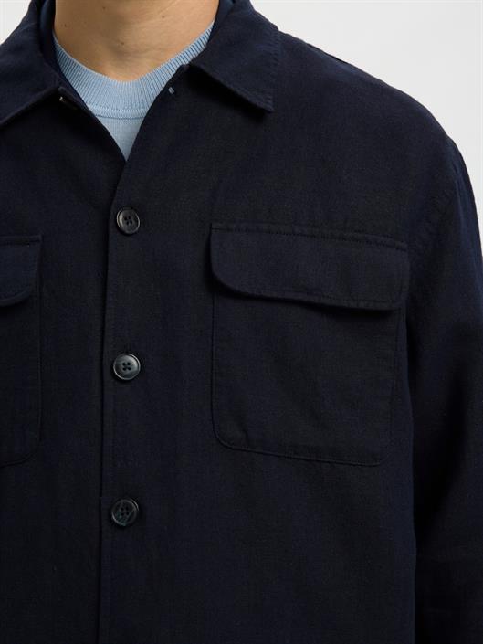 slh-leroy-linen-blend-overshirt-ls-noos-sky-captain