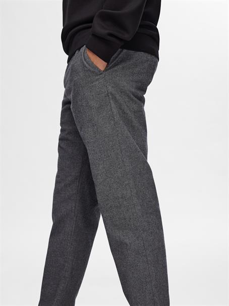 SLH175-SLIM MILES BRUSHED PANT W NOOS dark grey