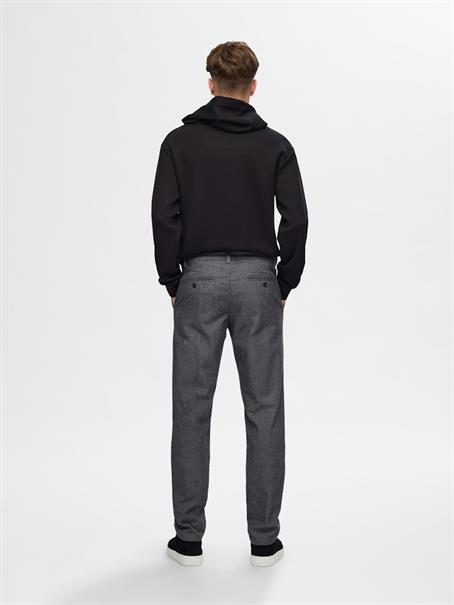 SLH175-SLIM MILES BRUSHED PANT W NOOS dark grey