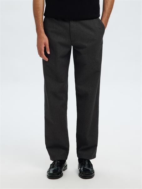 SLH175-SLIM MILES BRUSHED PANT W NOOS dark grey