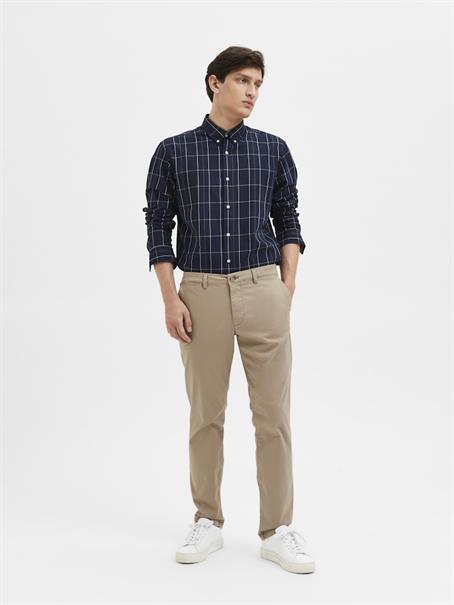 SLH175-SLIM NEW MILES FLEX PANT NOOS greige
