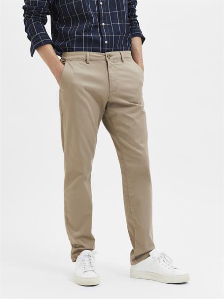 SLH175-SLIM NEW MILES FLEX PANT NOOS greige