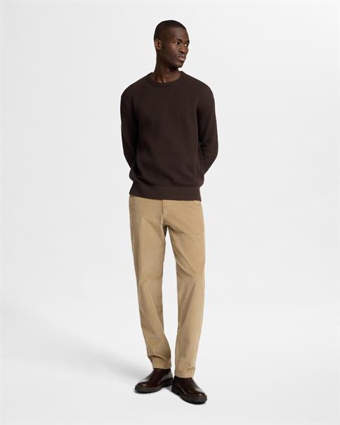 SLH196-STRAIGHT MILES CORD PANT W NOOS chinchilla