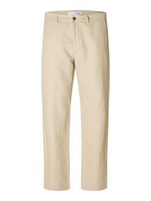 SLH196-STRAIGHT MILES LINEN BLEND PANT oatmeal
