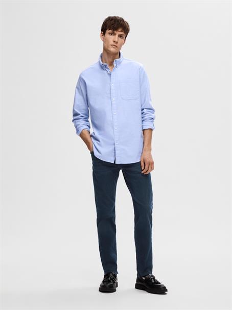 SLH196-STRAIGHT SCOTT 6155 BB JNS NOOS blue black denim