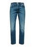 SLH196-STRAIGHTSCOTT 31601 M.BLUE NOOS medium blue denim