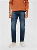 SLH196-STRAIGHTSCOTT 31604 D.BLUE NOOS dark blue denim