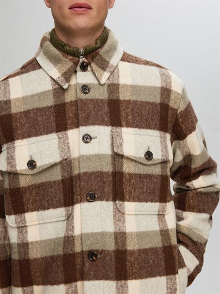 SLHARCHIVE OVERSHIRT NOOS elephant skin
