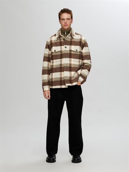 SLHARCHIVE OVERSHIRT NOOS elephant skin