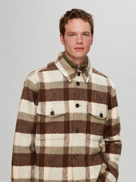 SLHARCHIVE OVERSHIRT NOOS elephant skin