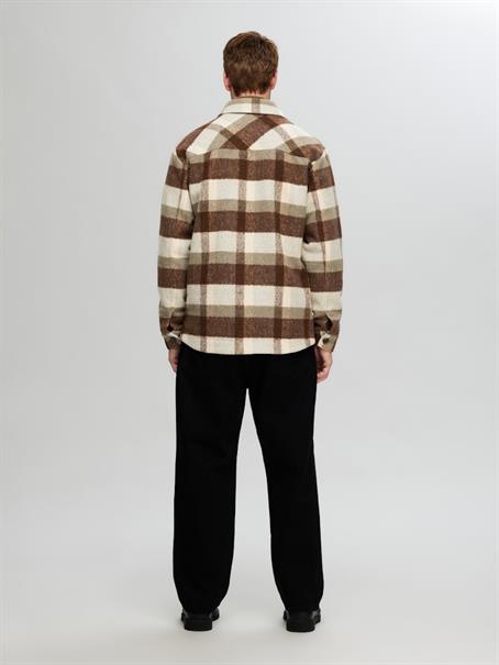 SLHARCHIVE OVERSHIRT NOOS elephant skin