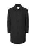 SLHARCHIVE WOOL BLEND CAR COAT dark grey