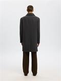 SLHARCHIVE WOOL BLEND CAR COAT dark grey