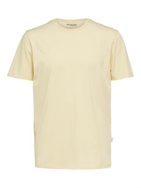SLHASPEN MINI STR SS O-NECK TEE NOOS dusky citron