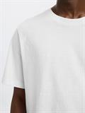 SLHASPEN SLUB SS O-NECK TEE NOOS bright white